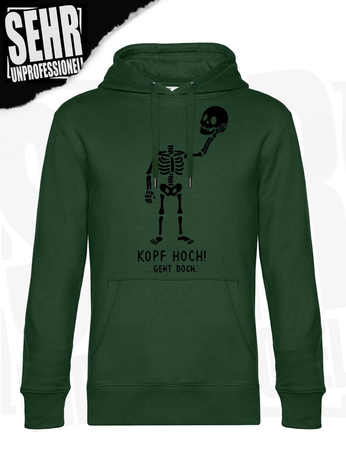 "Kopf hoch!" Regular & Ladies-Hoodie