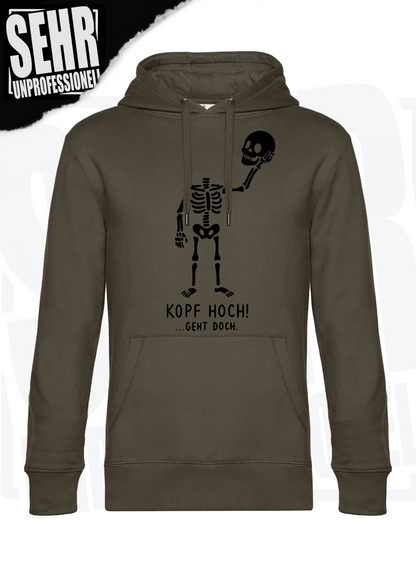 "Kopf hoch!" Regular & Ladies-Hoodie
