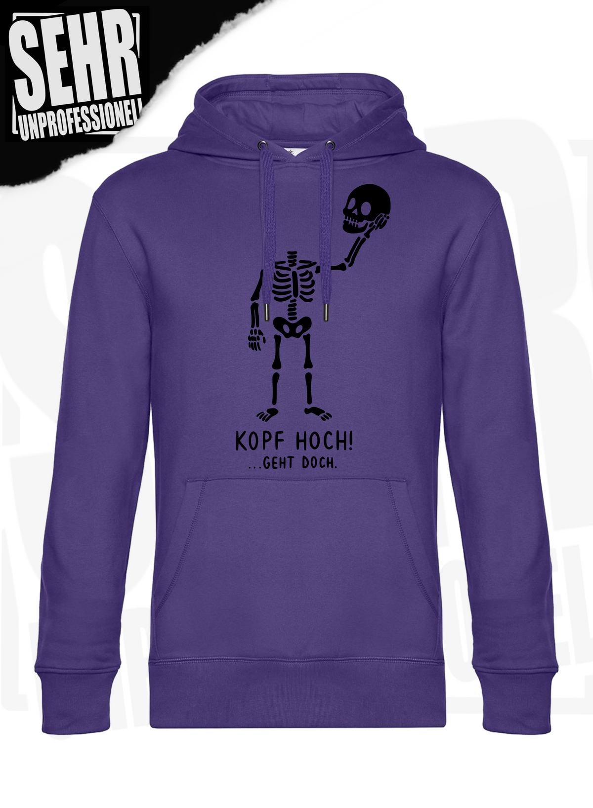 "Kopf hoch!" Regular & Ladies-Hoodie
