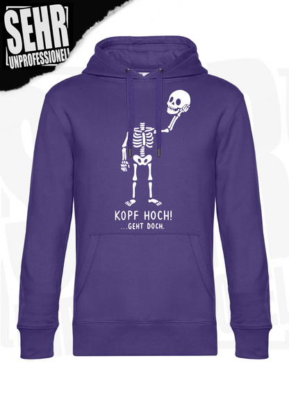 "Kopf hoch!" Regular & Ladies-Hoodie