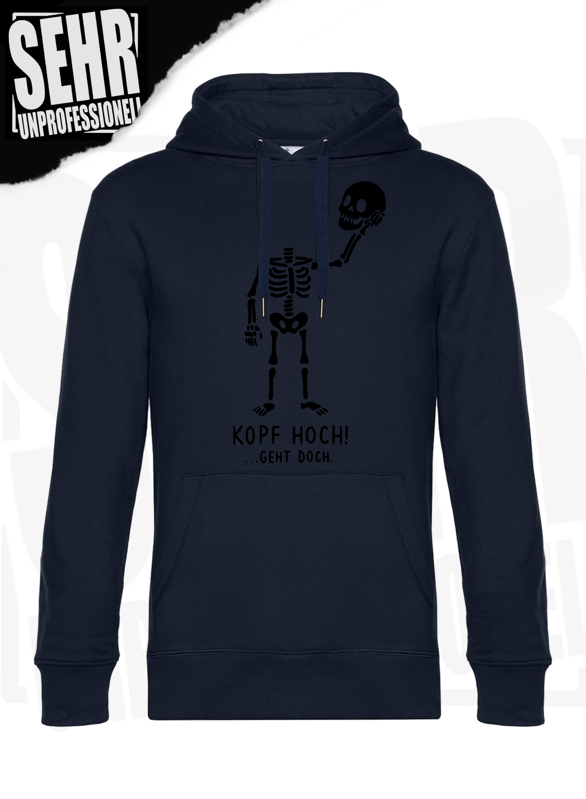 "Kopf hoch!" Regular & Ladies-Hoodie
