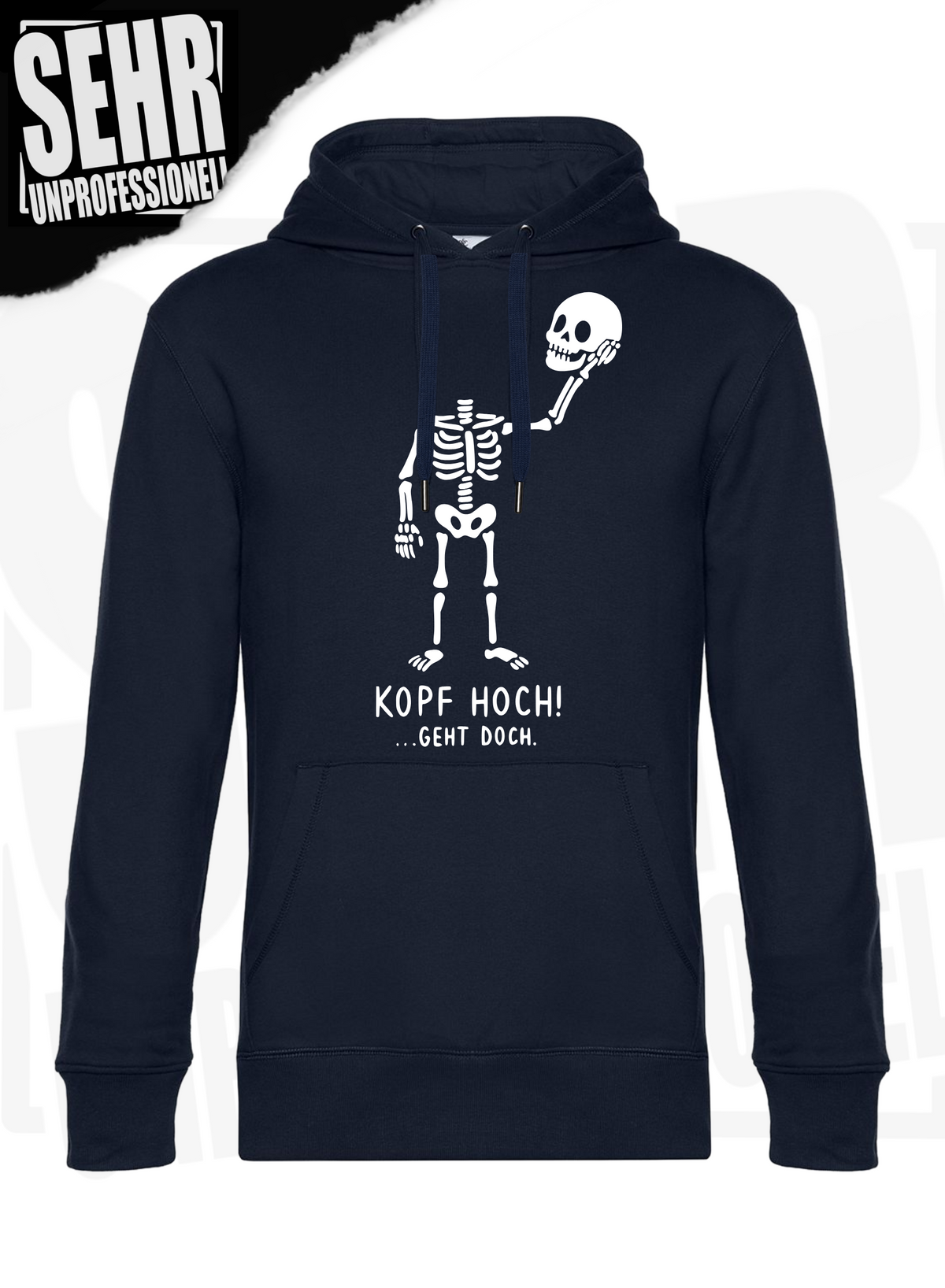 "Kopf hoch!" Regular & Ladies-Hoodie