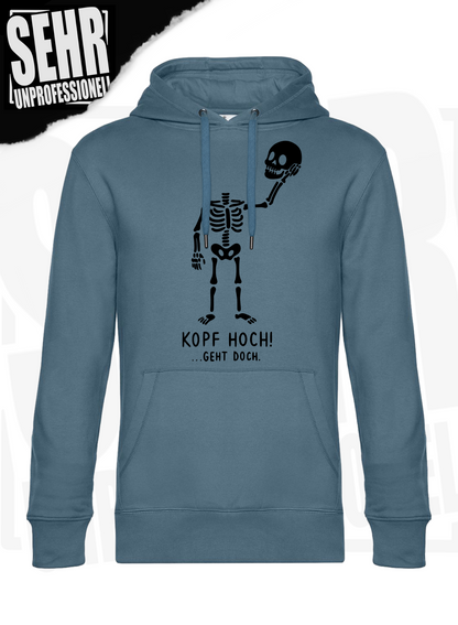 "Kopf hoch!" Regular & Ladies-Hoodie
