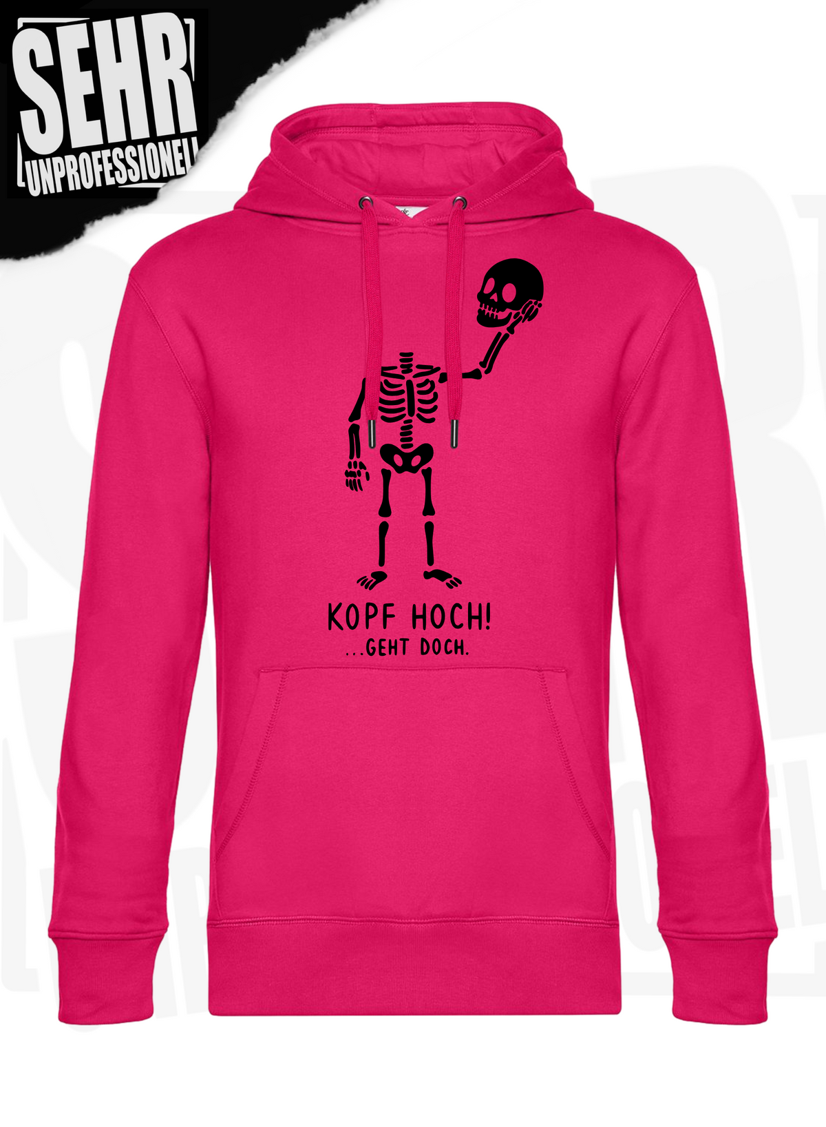 "Kopf hoch!" Regular & Ladies-Hoodie