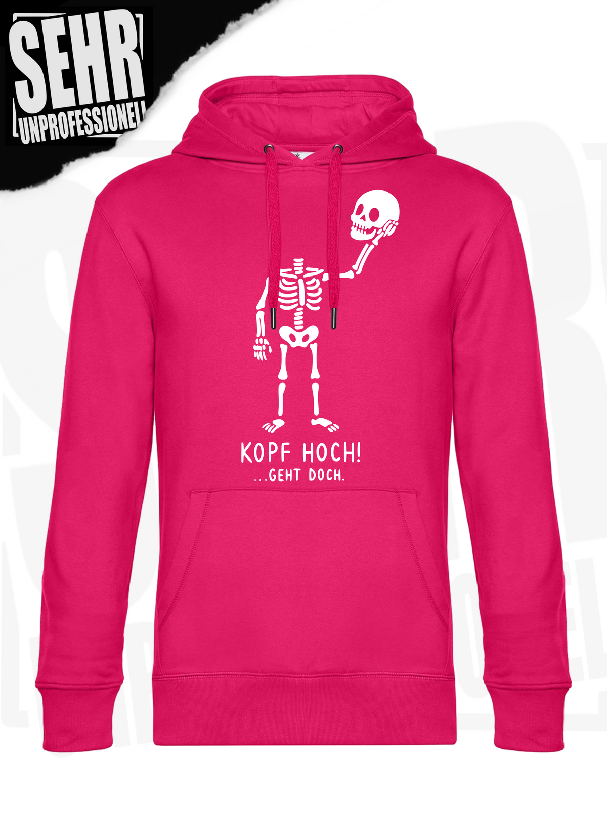 "Kopf hoch!" Regular & Ladies-Hoodie