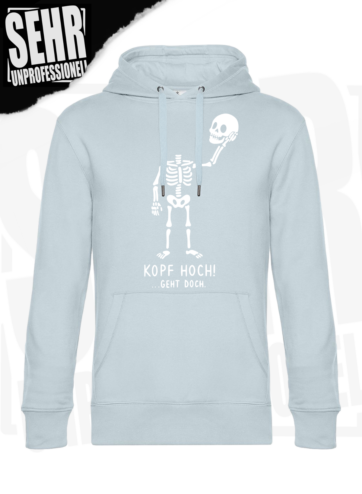 "Kopf hoch!" Regular & Ladies-Hoodie