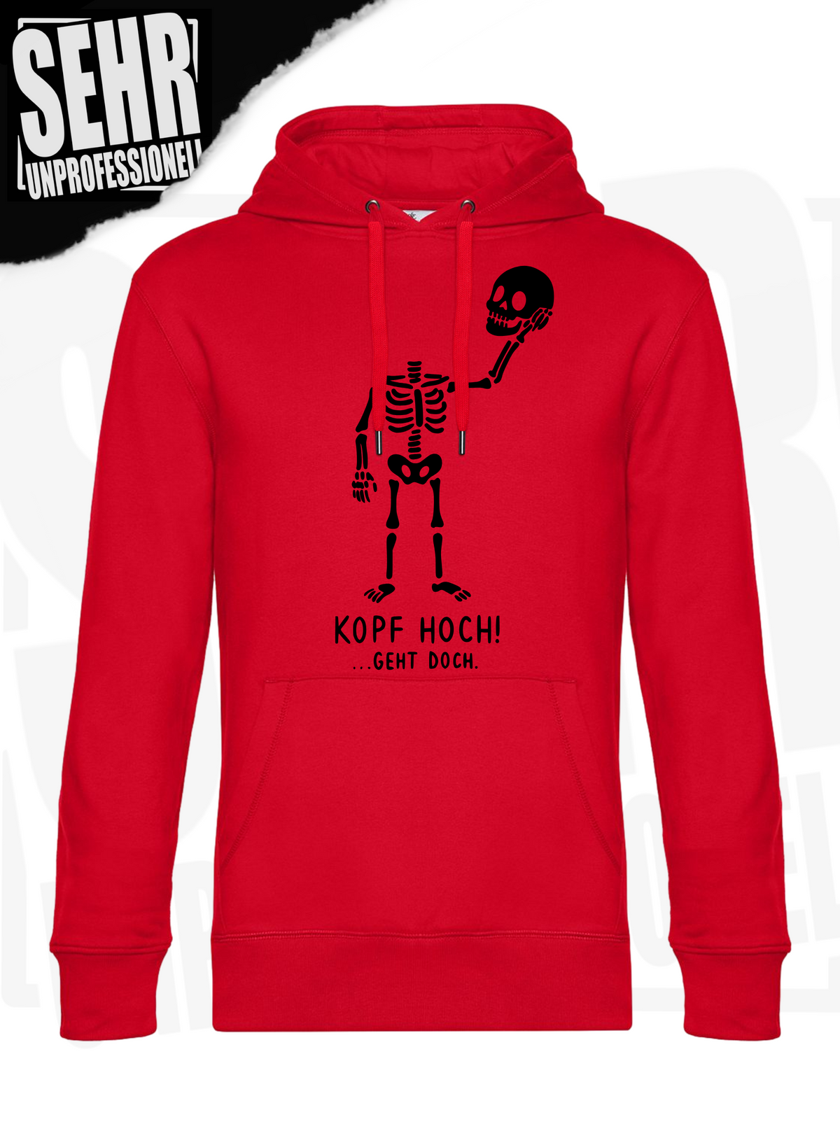 "Kopf hoch!" Regular & Ladies-Hoodie