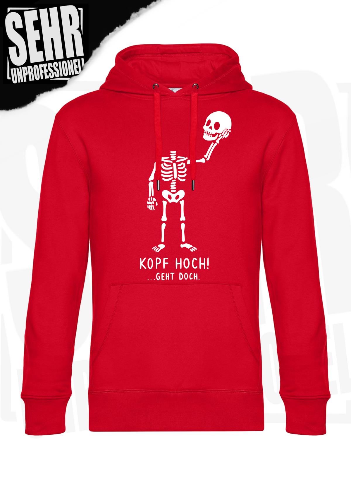 "Kopf hoch!" Regular & Ladies-Hoodie