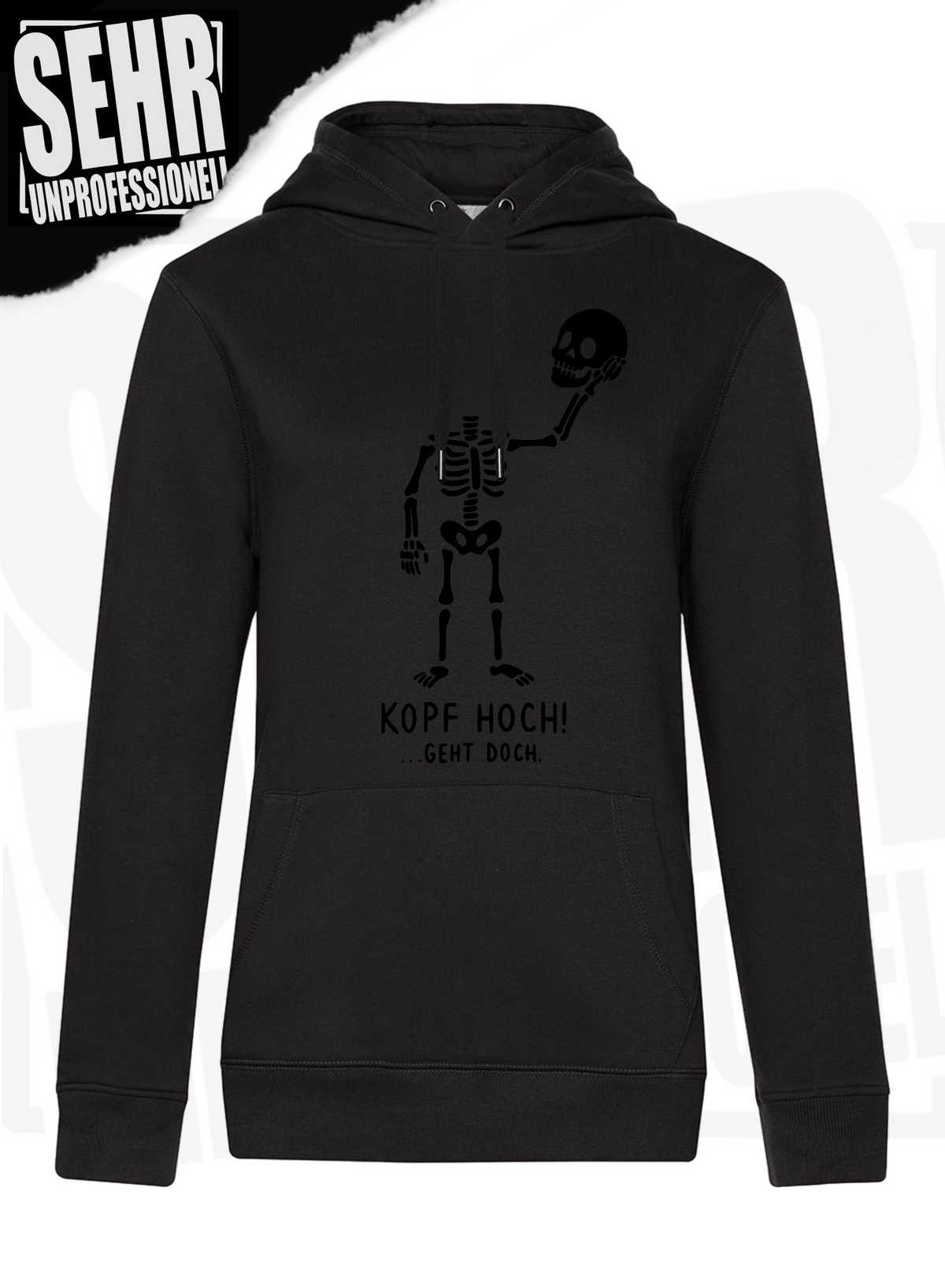 "Kopf hoch!" Regular & Ladies-Hoodie