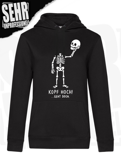 "Kopf hoch!" Regular & Ladies-Hoodie
