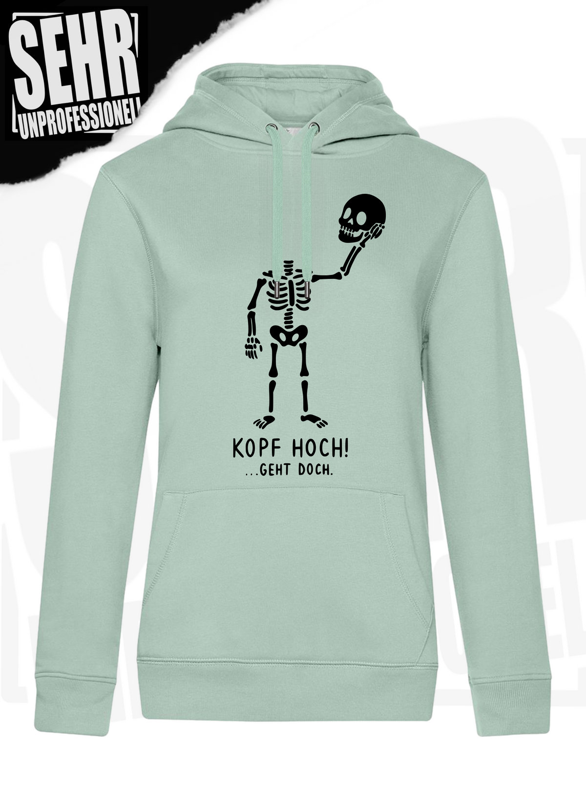 "Kopf hoch!" Regular & Ladies-Hoodie
