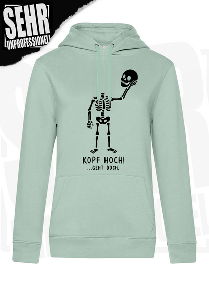 "Kopf hoch!" Regular & Ladies-Hoodie
