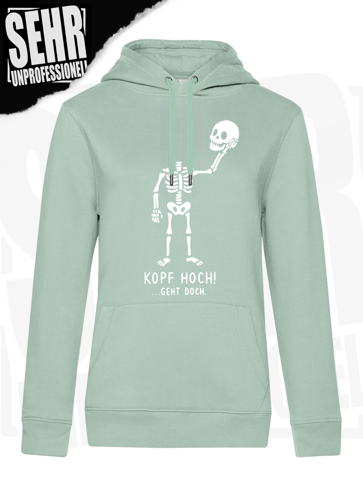 "Kopf hoch!" Regular & Ladies-Hoodie