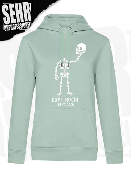 "Kopf hoch!" Regular & Ladies-Hoodie