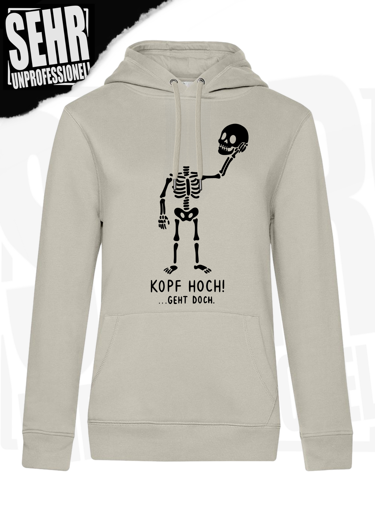 "Kopf hoch!" Regular & Ladies-Hoodie