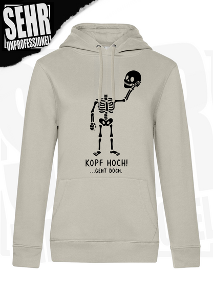 "Kopf hoch!" Regular & Ladies-Hoodie