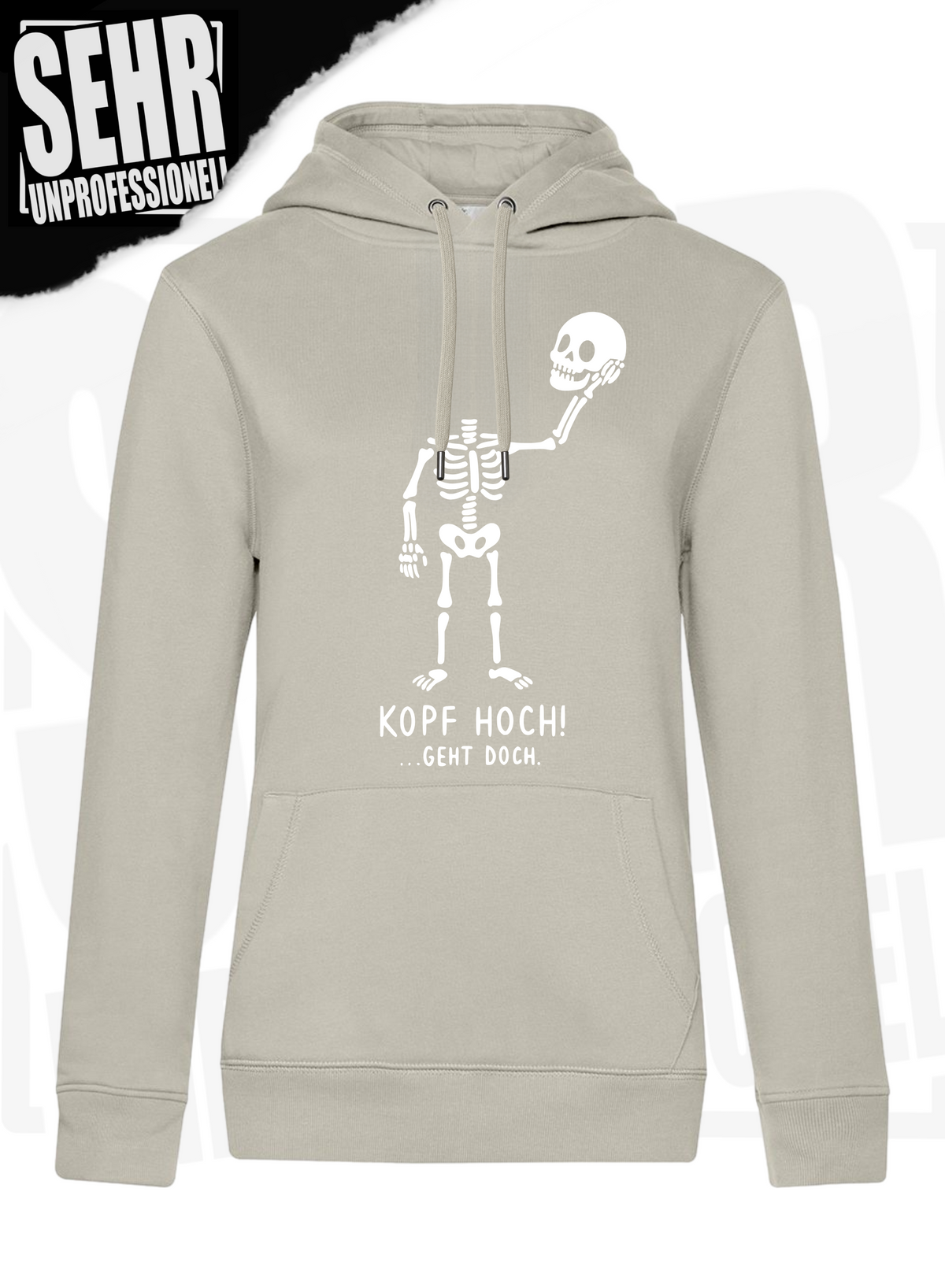 "Kopf hoch!" Regular & Ladies-Hoodie