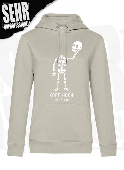 "Kopf hoch!" Regular & Ladies-Hoodie