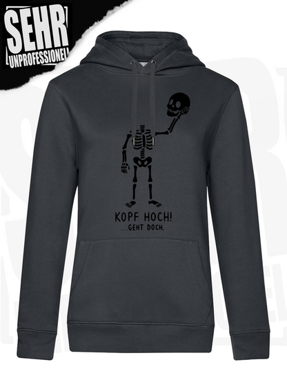 "Kopf hoch!" Regular & Ladies-Hoodie