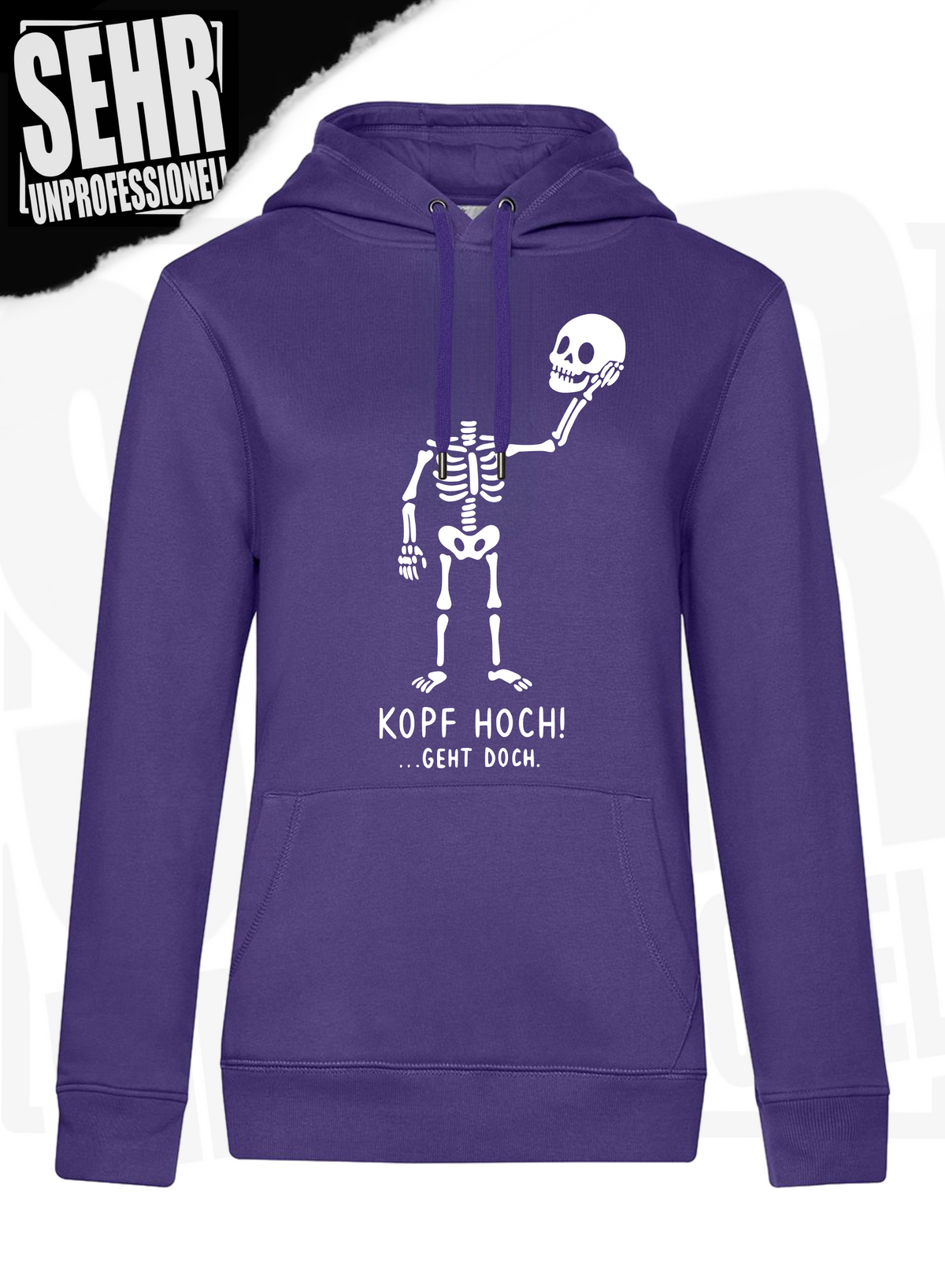 "Kopf hoch!" Regular & Ladies-Hoodie