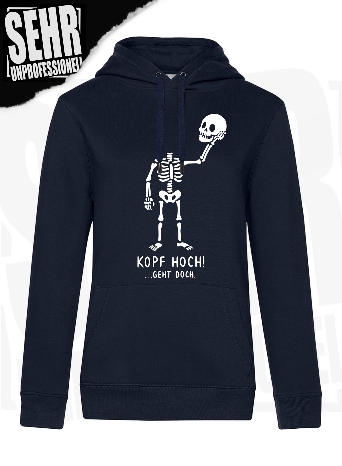 "Kopf hoch!" Regular & Ladies-Hoodie