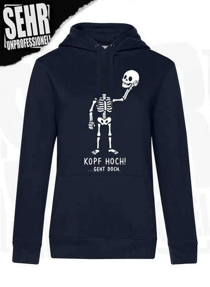"Kopf hoch!" Regular & Ladies-Hoodie