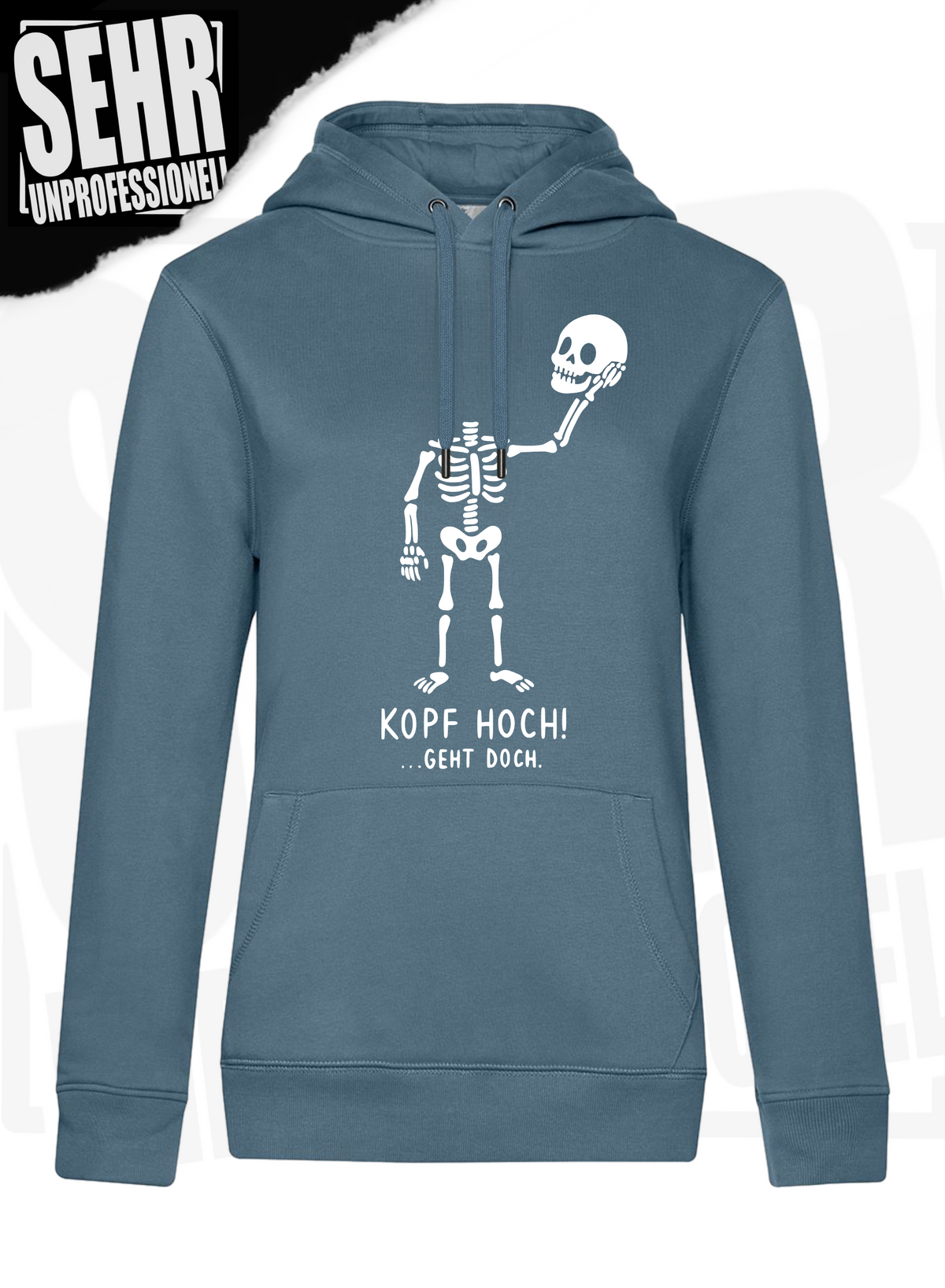 "Kopf hoch!" Regular & Ladies-Hoodie