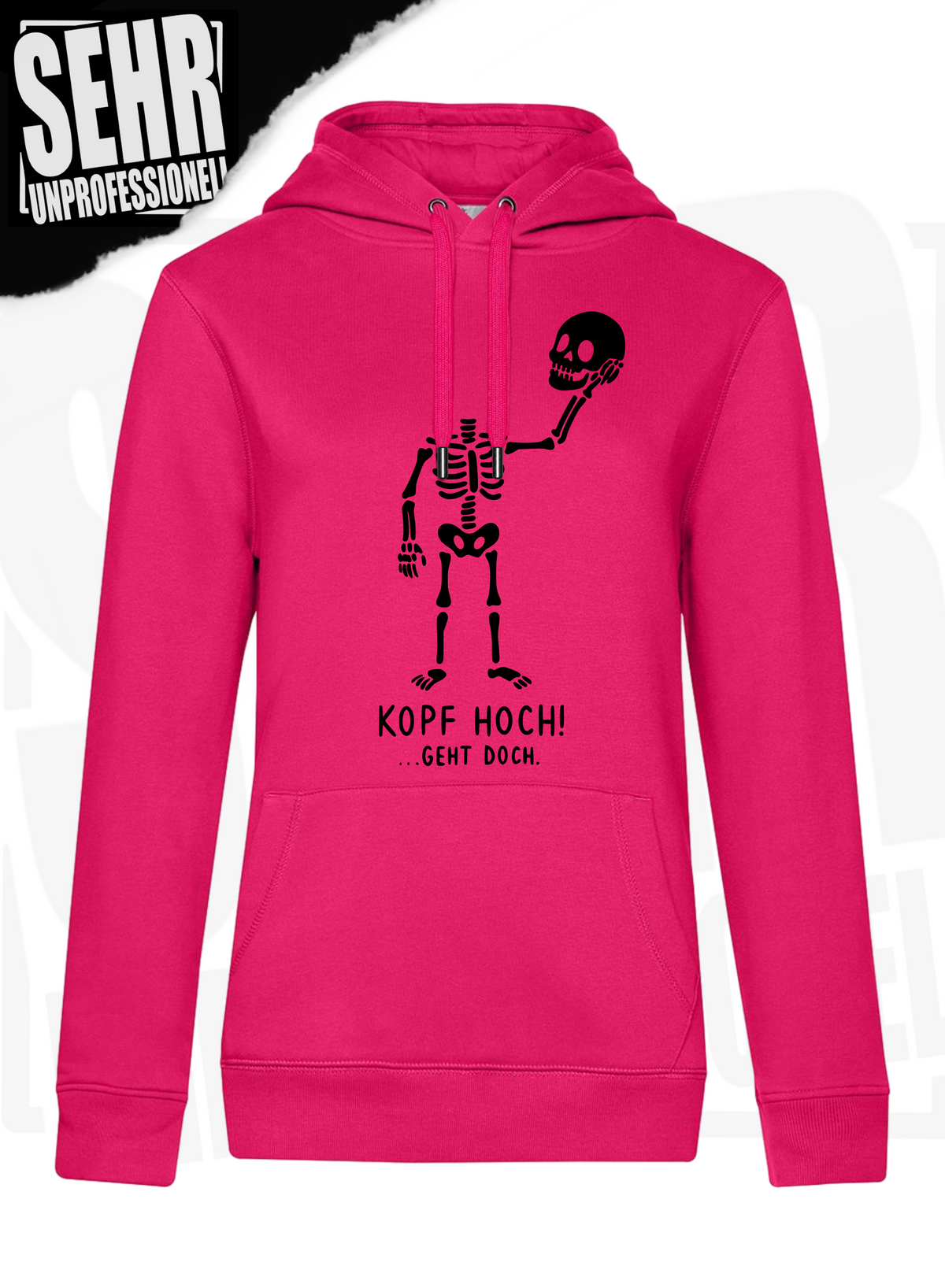 "Kopf hoch!" Regular & Ladies-Hoodie