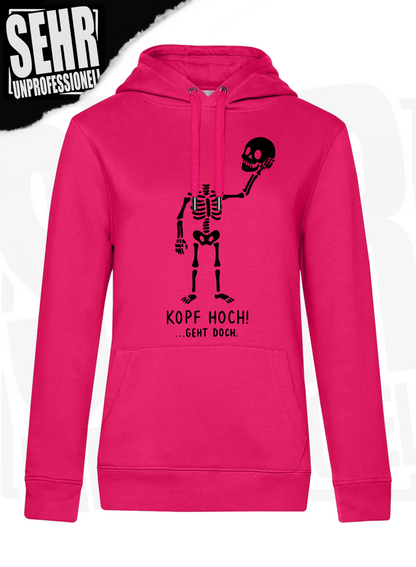"Kopf hoch!" Regular & Ladies-Hoodie