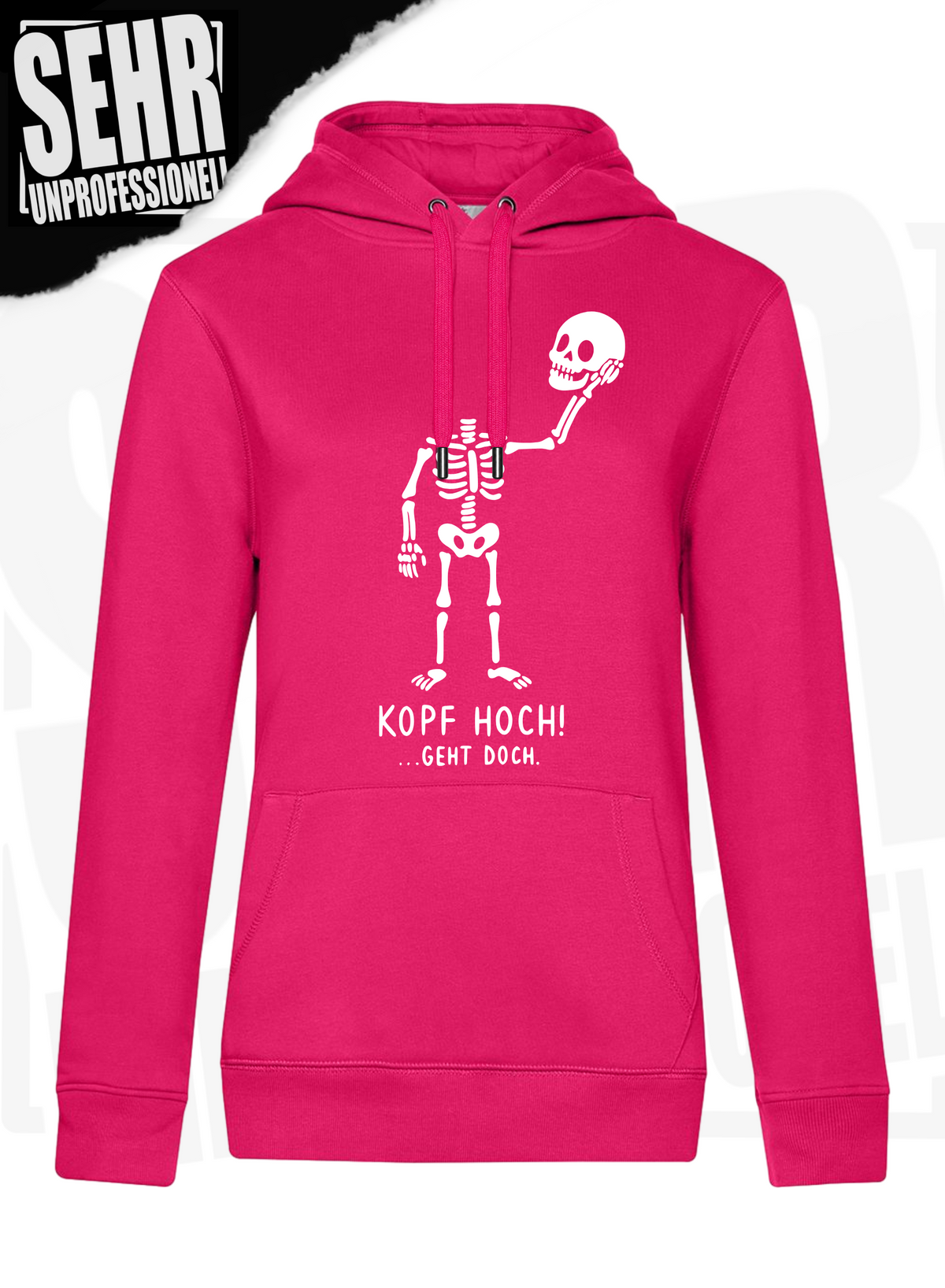 "Kopf hoch!" Regular & Ladies-Hoodie