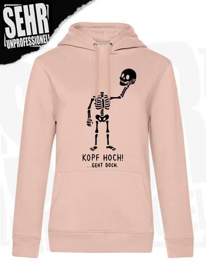 "Kopf hoch!" Regular & Ladies-Hoodie