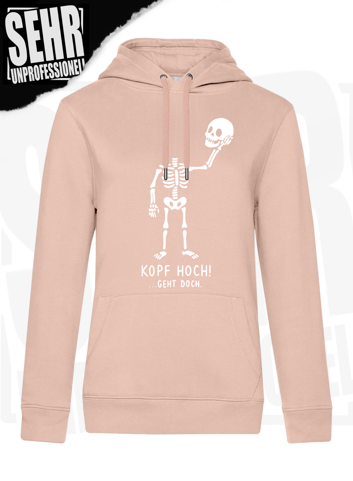 "Kopf hoch!" Regular & Ladies-Hoodie