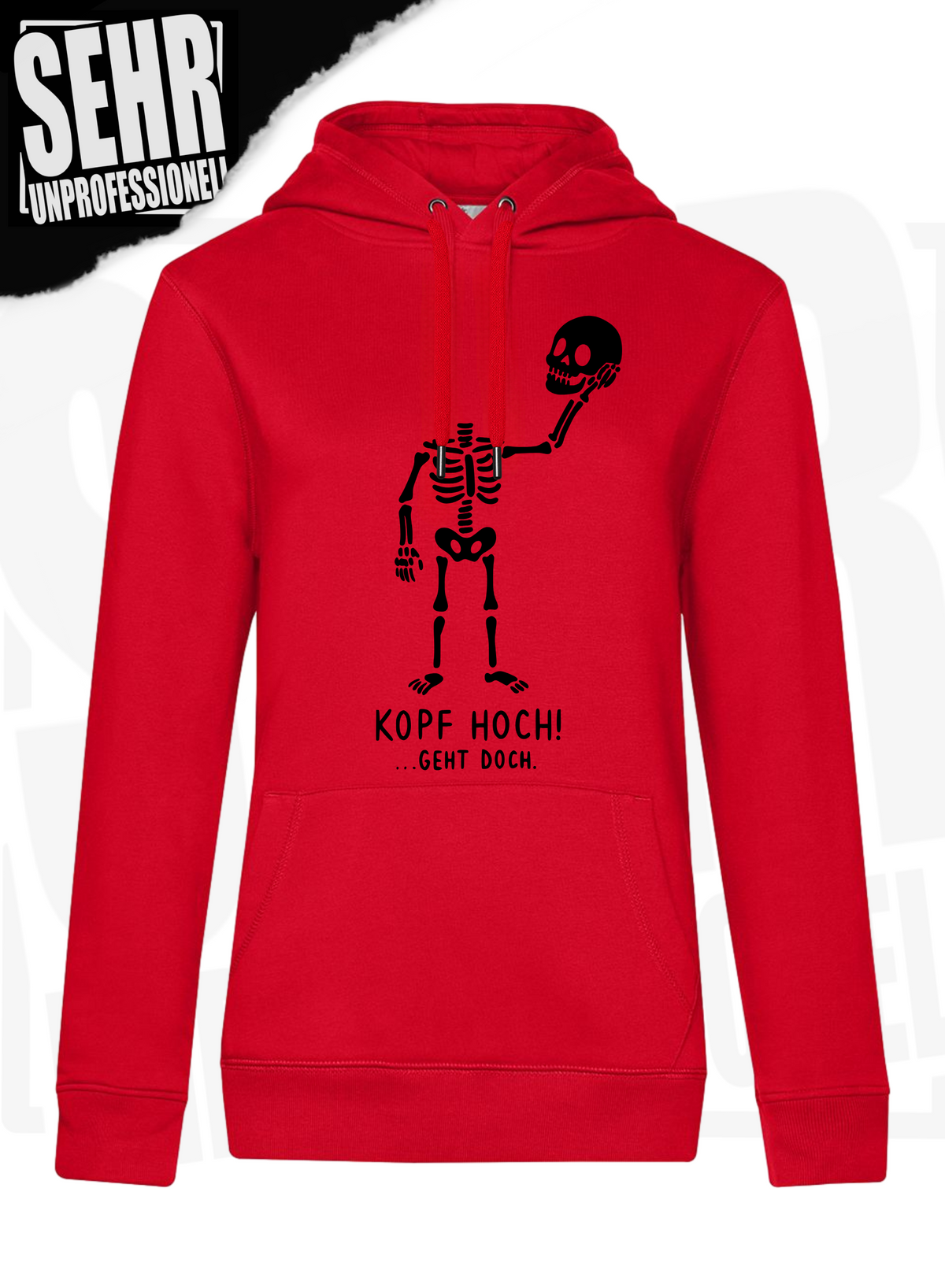 "Kopf hoch!" Regular & Ladies-Hoodie