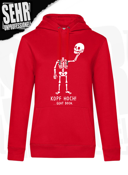 "Kopf hoch!" Regular & Ladies-Hoodie