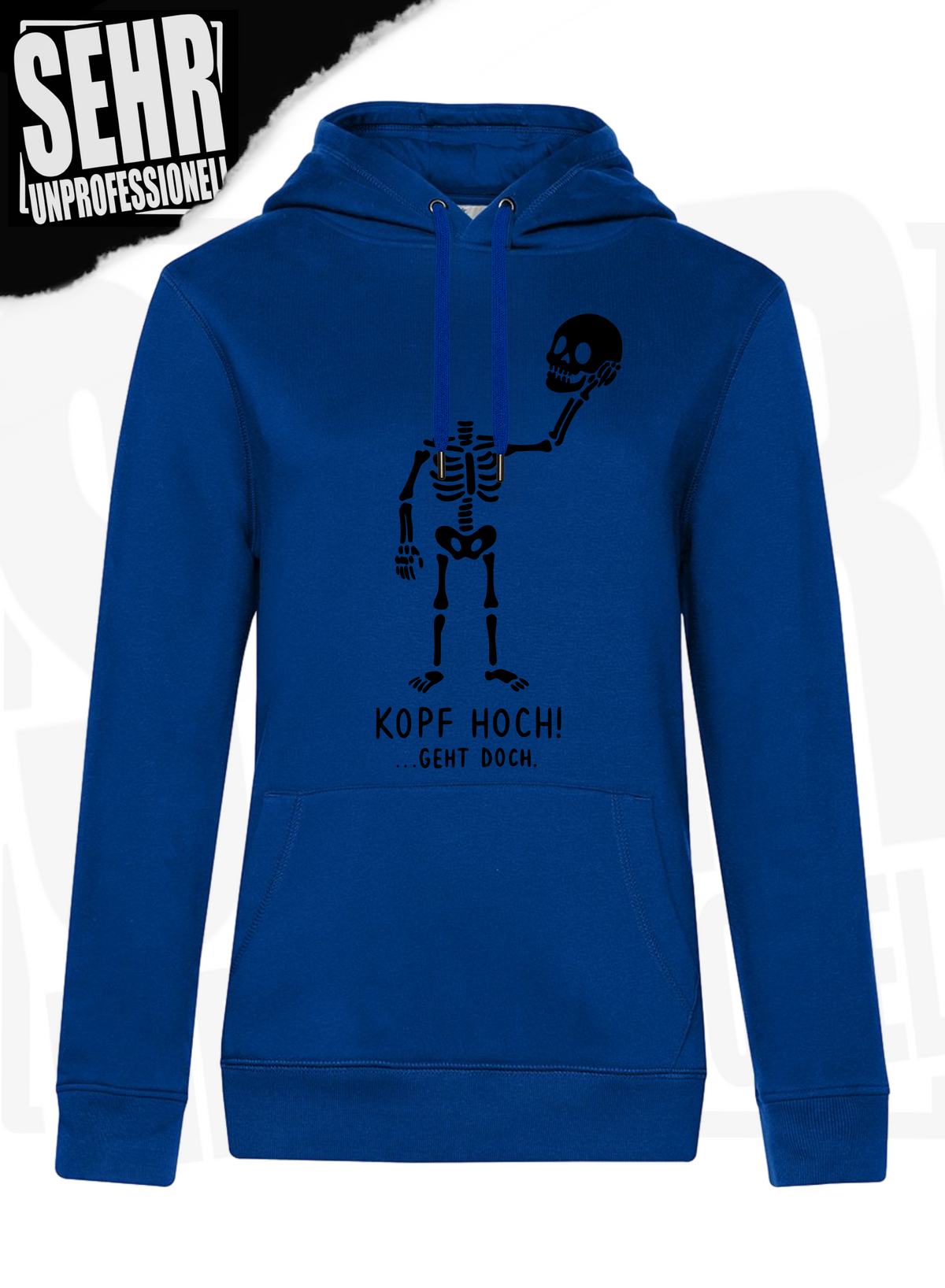 "Kopf hoch!" Regular & Ladies-Hoodie