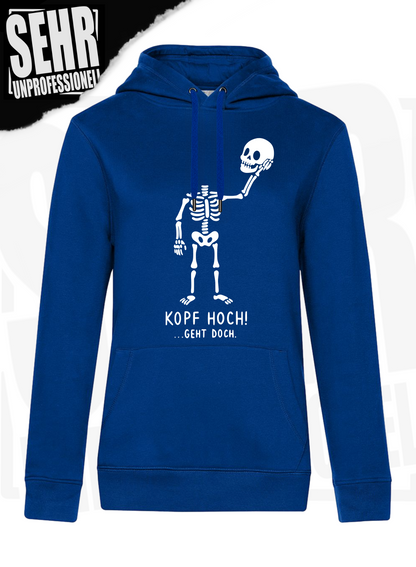 "Kopf hoch!" Regular & Ladies-Hoodie