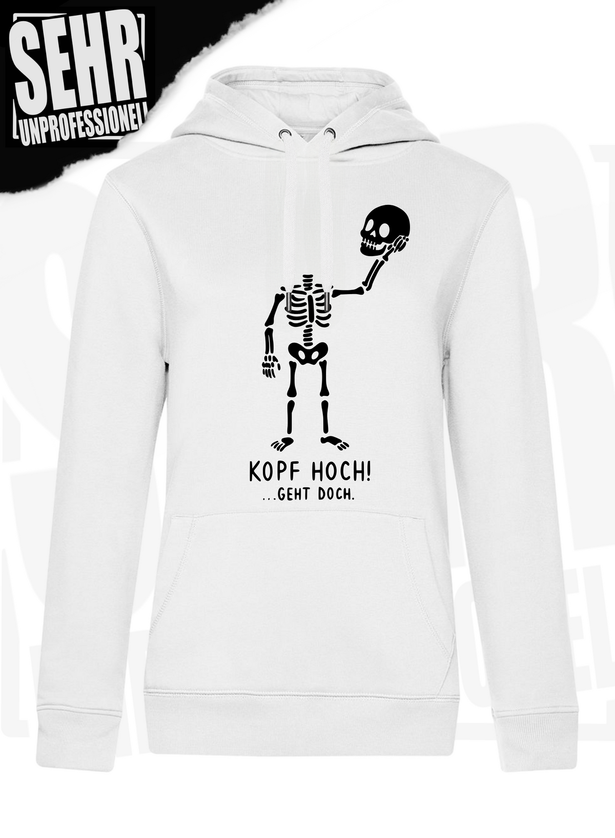 "Kopf hoch!" Regular & Ladies-Hoodie