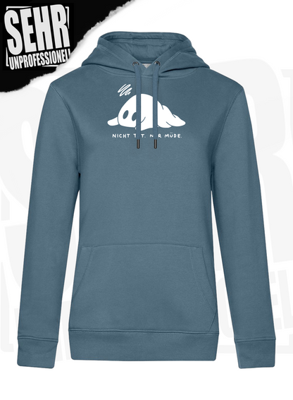 "Nicht tot. Nur müde." Regular & Ladies-Hoodie