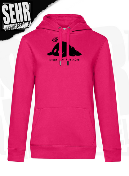 "Nicht tot. Nur müde." Regular & Ladies-Hoodie