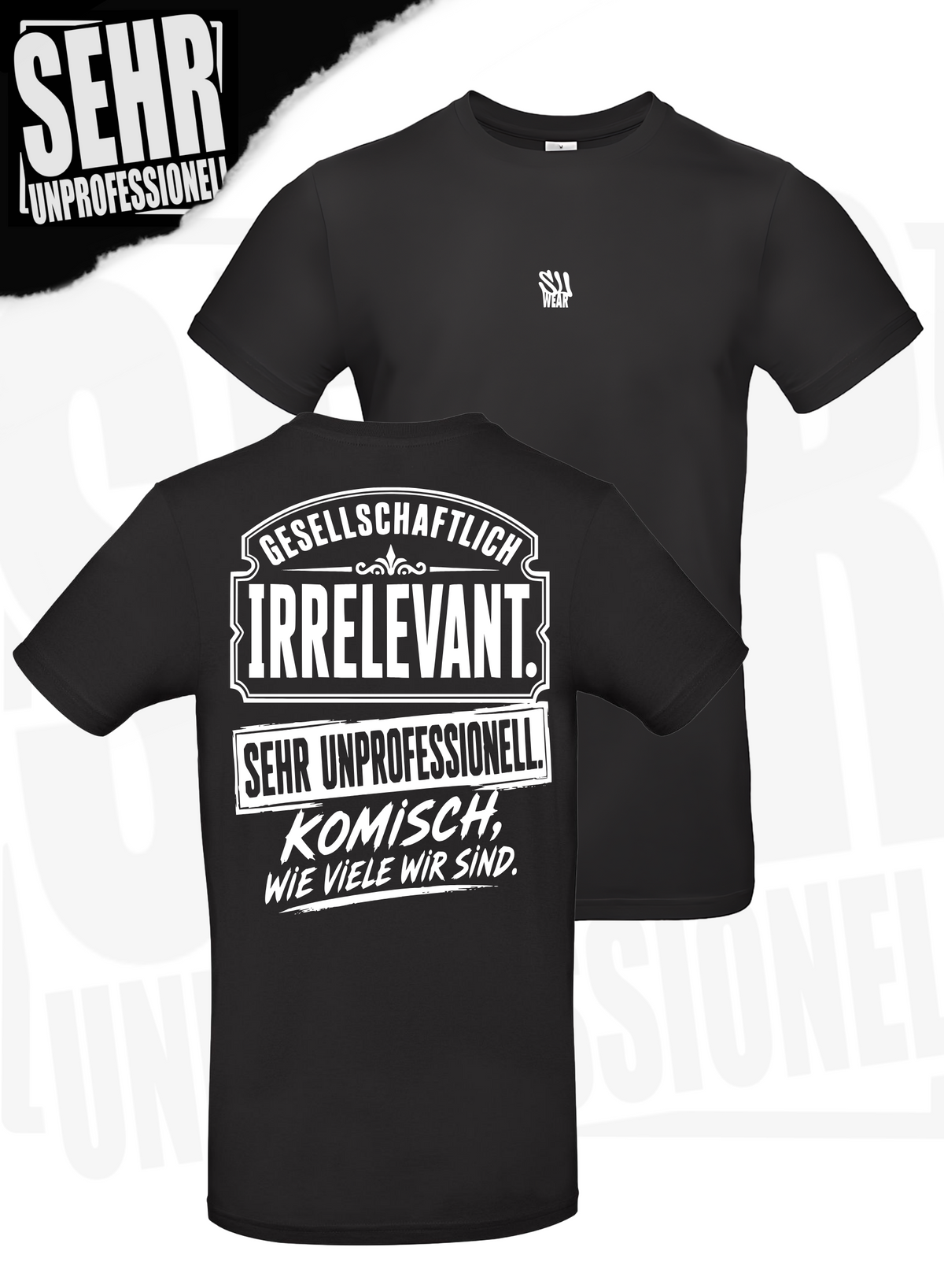 "Komisch wie viele wir sind." Regular-Shirt