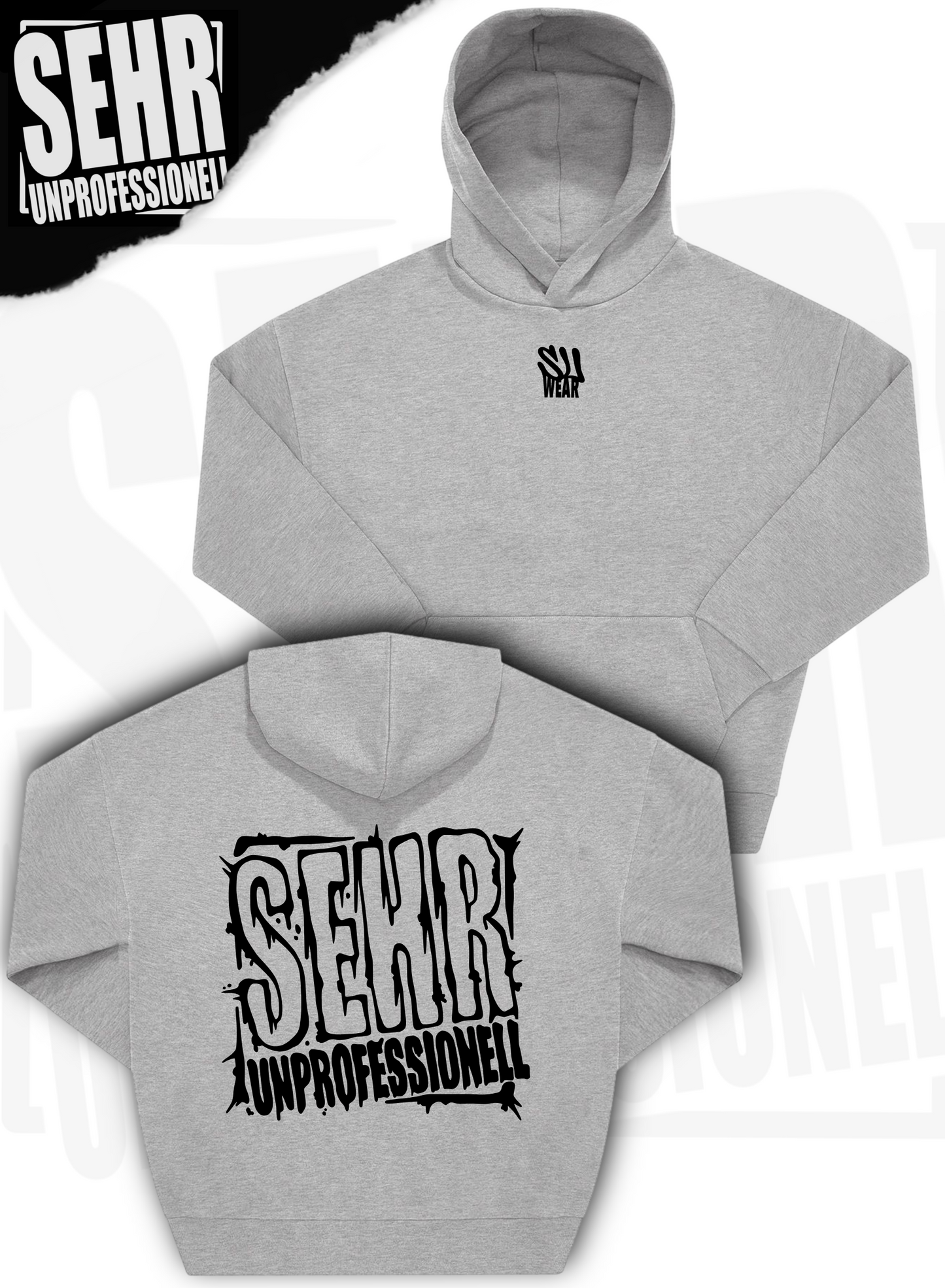 "Sehr Unprofessionell" Street Style Hoodie
