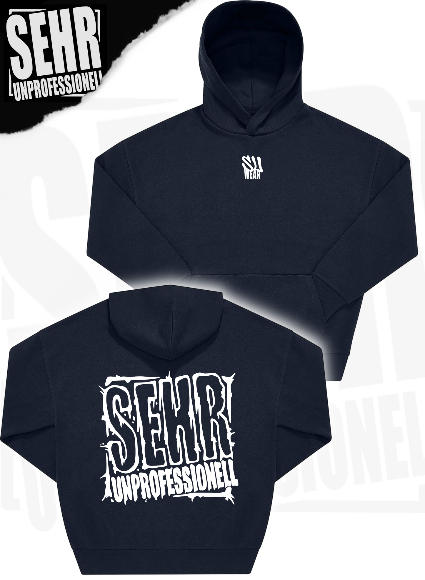 "Sehr Unprofessionell" Street Style Hoodie