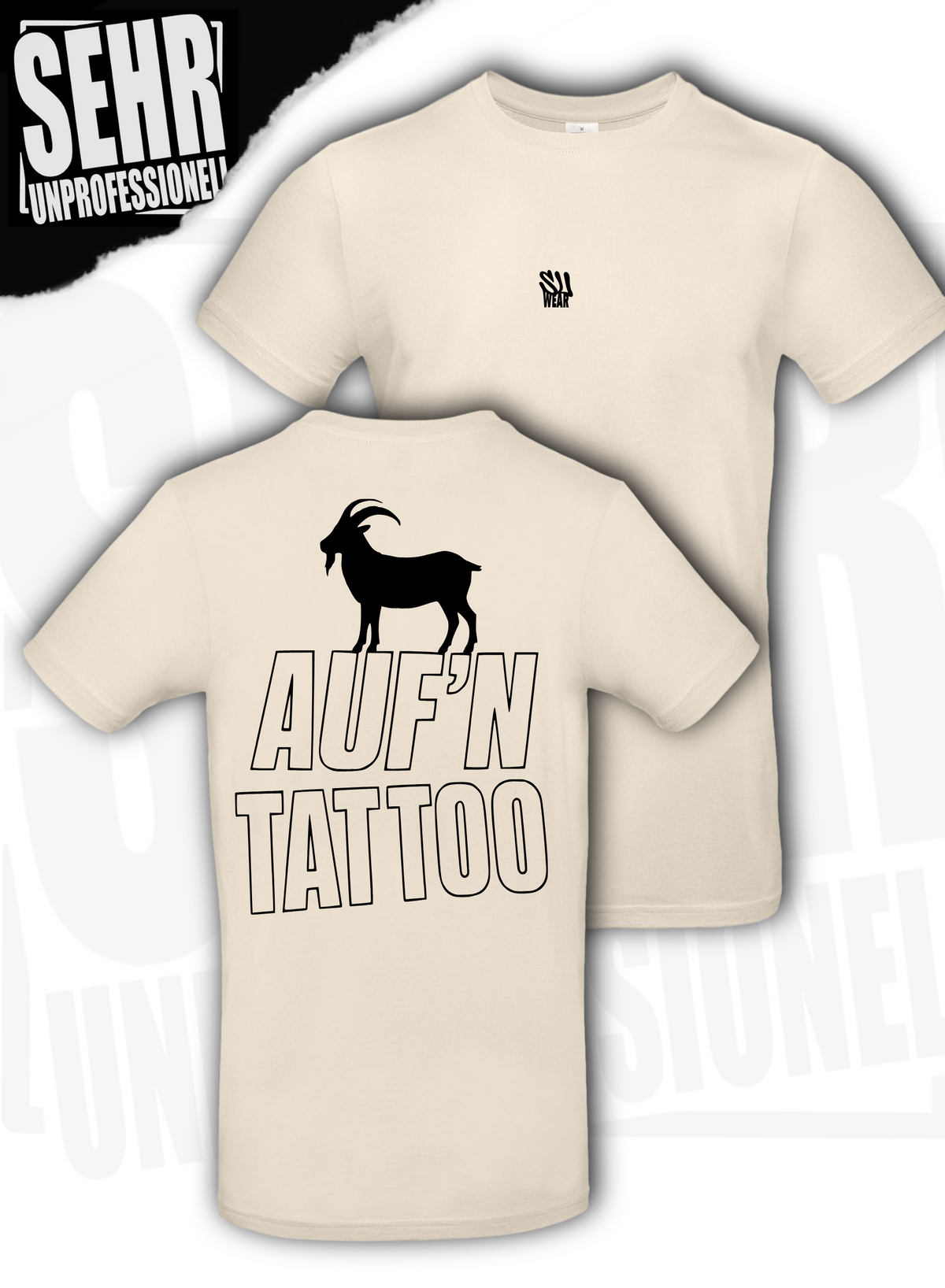 "🐐 auf´n Tattoo" Regular-Shirt