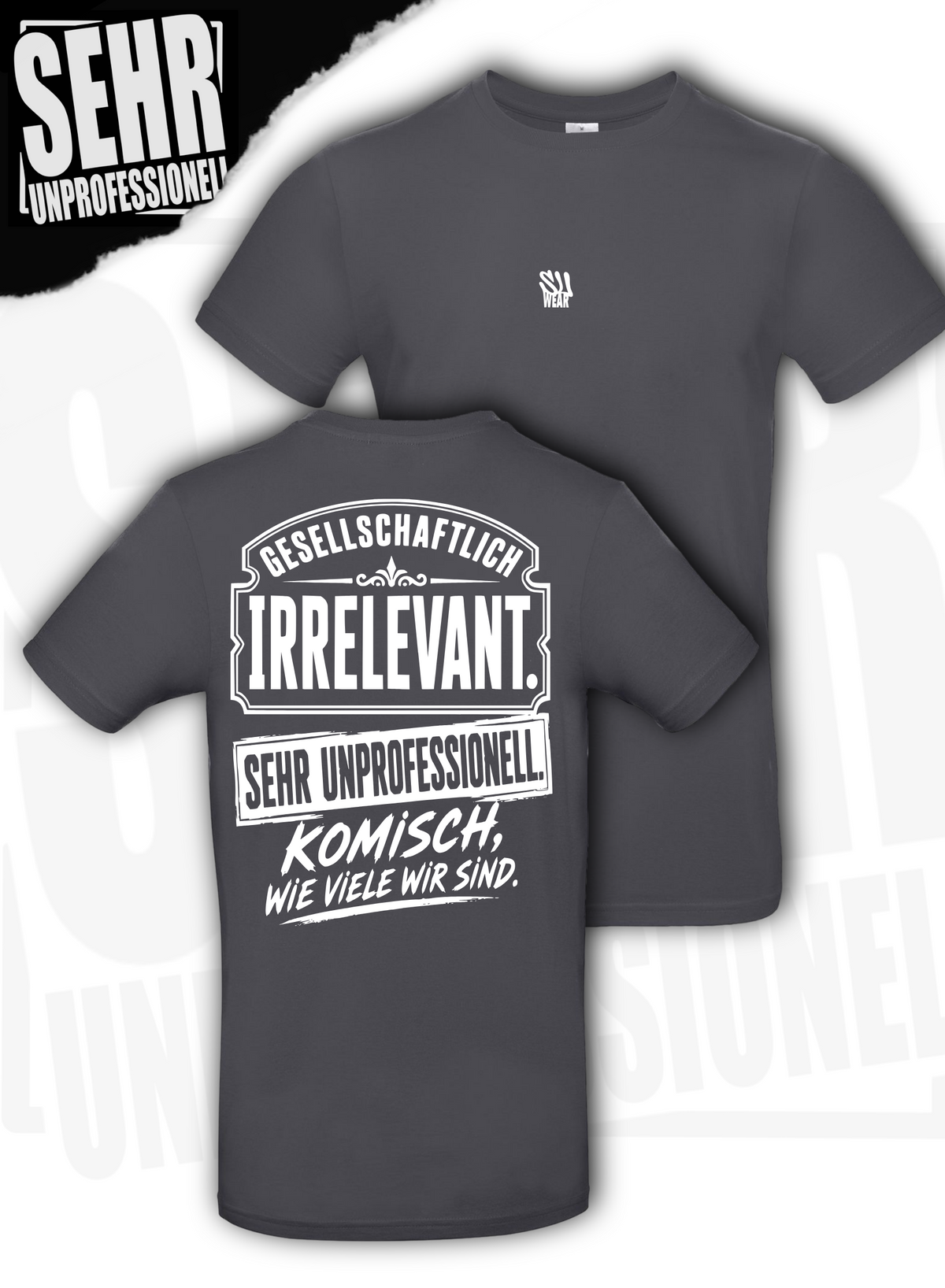 "Komisch wie viele wir sind." Regular-Shirt