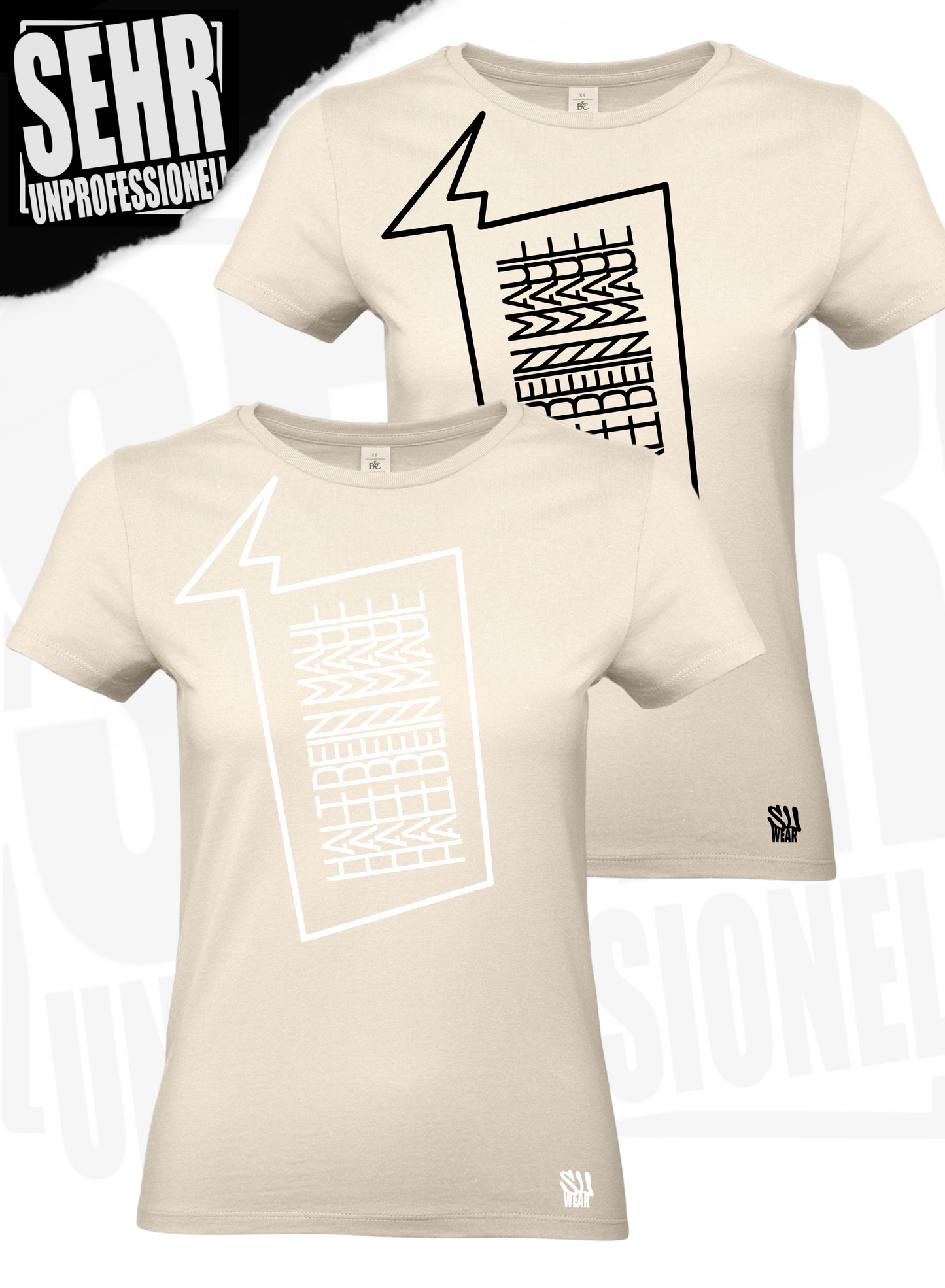 "Halt dein Maul" Ladies-Shirt