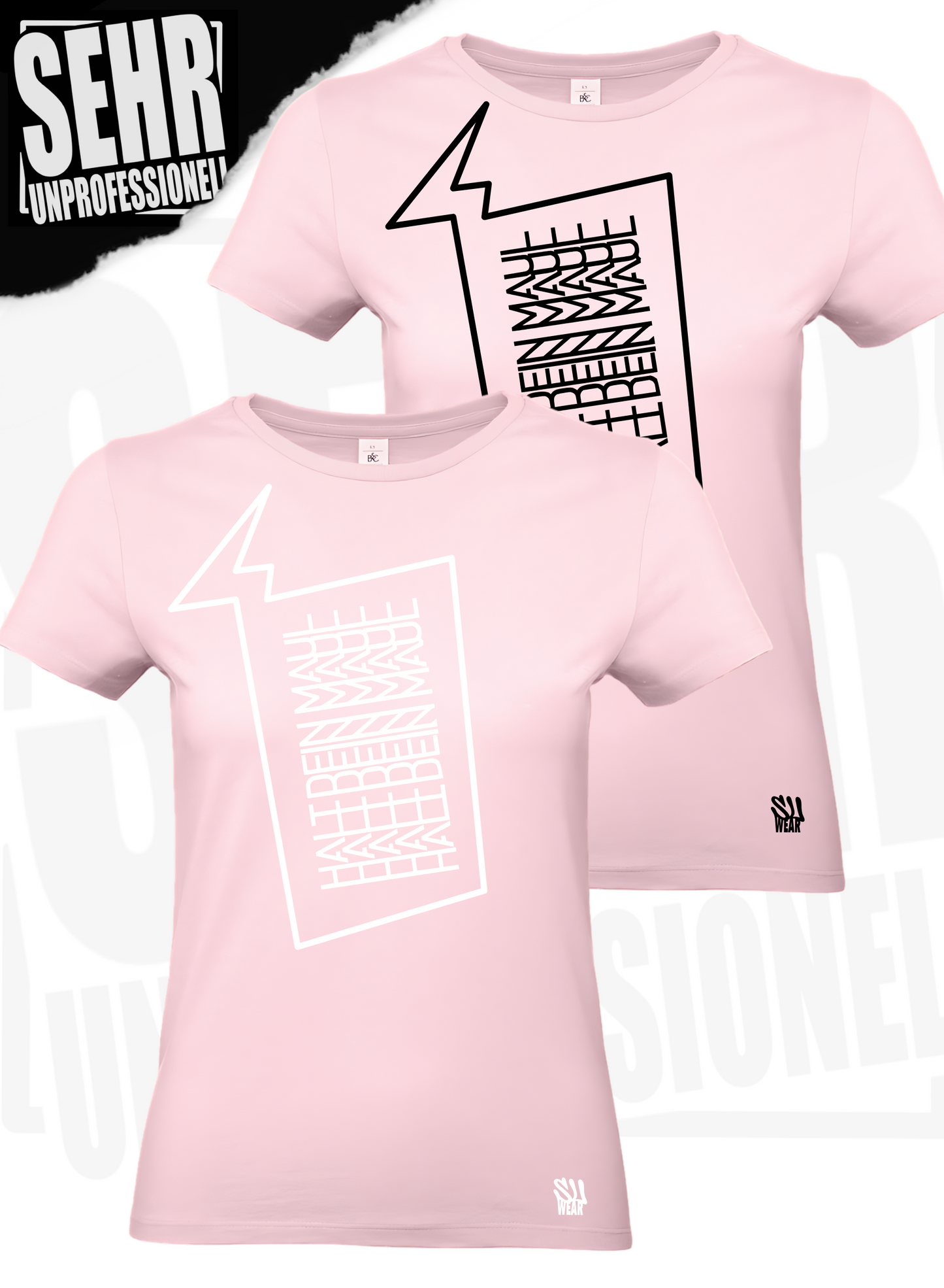 "Halt dein Maul" Ladies-Shirt