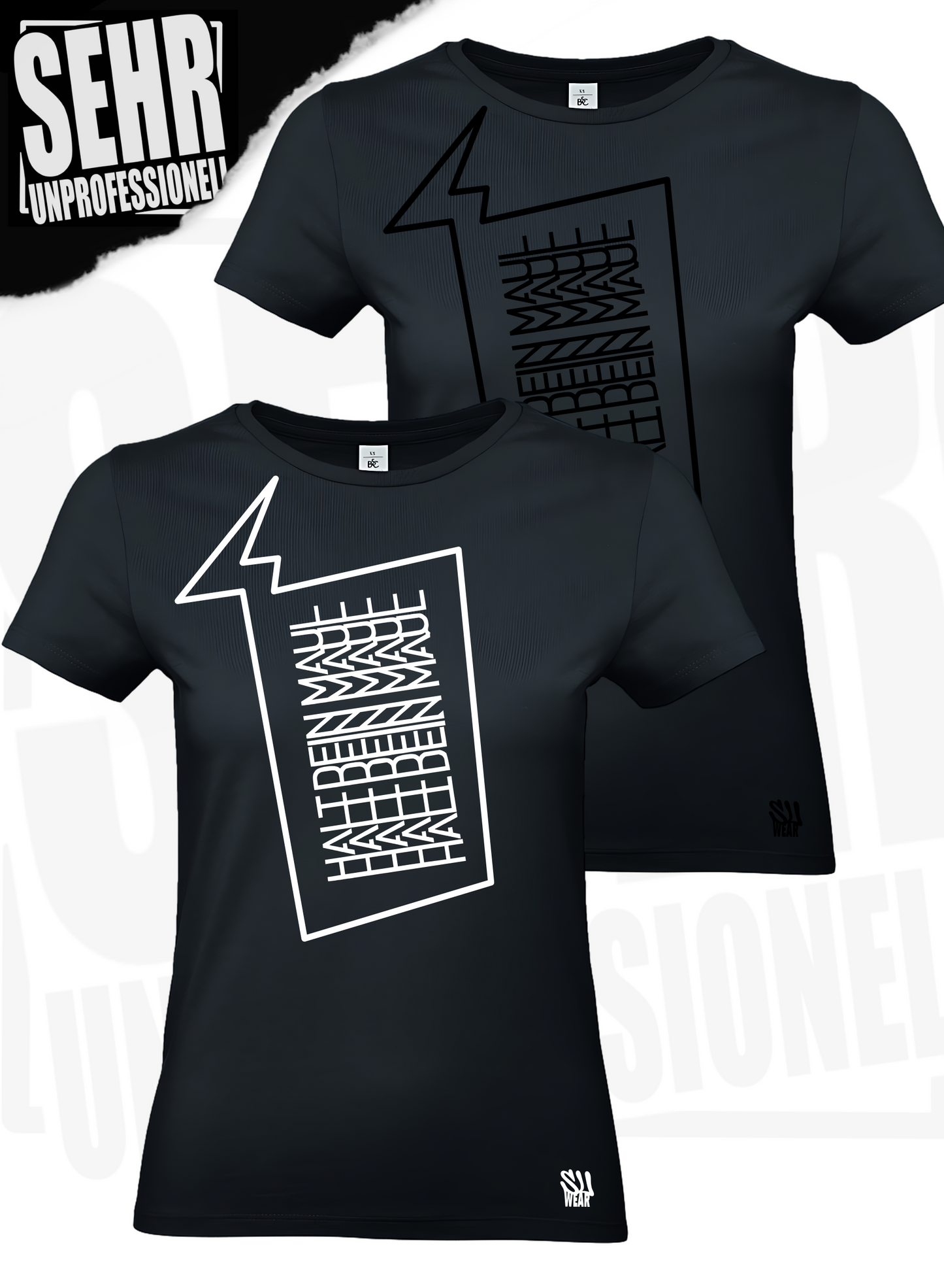 "Halt dein Maul" Ladies-Shirt