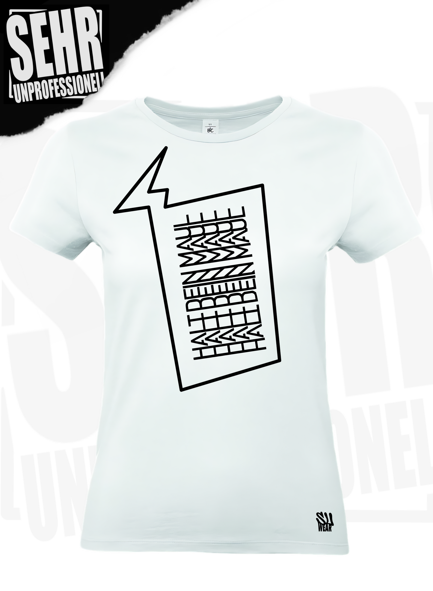 "Halt dein Maul" Ladies-Shirt