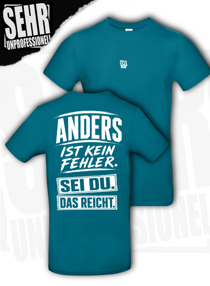 "Anders ist kein Fehler." Regular-Shirt