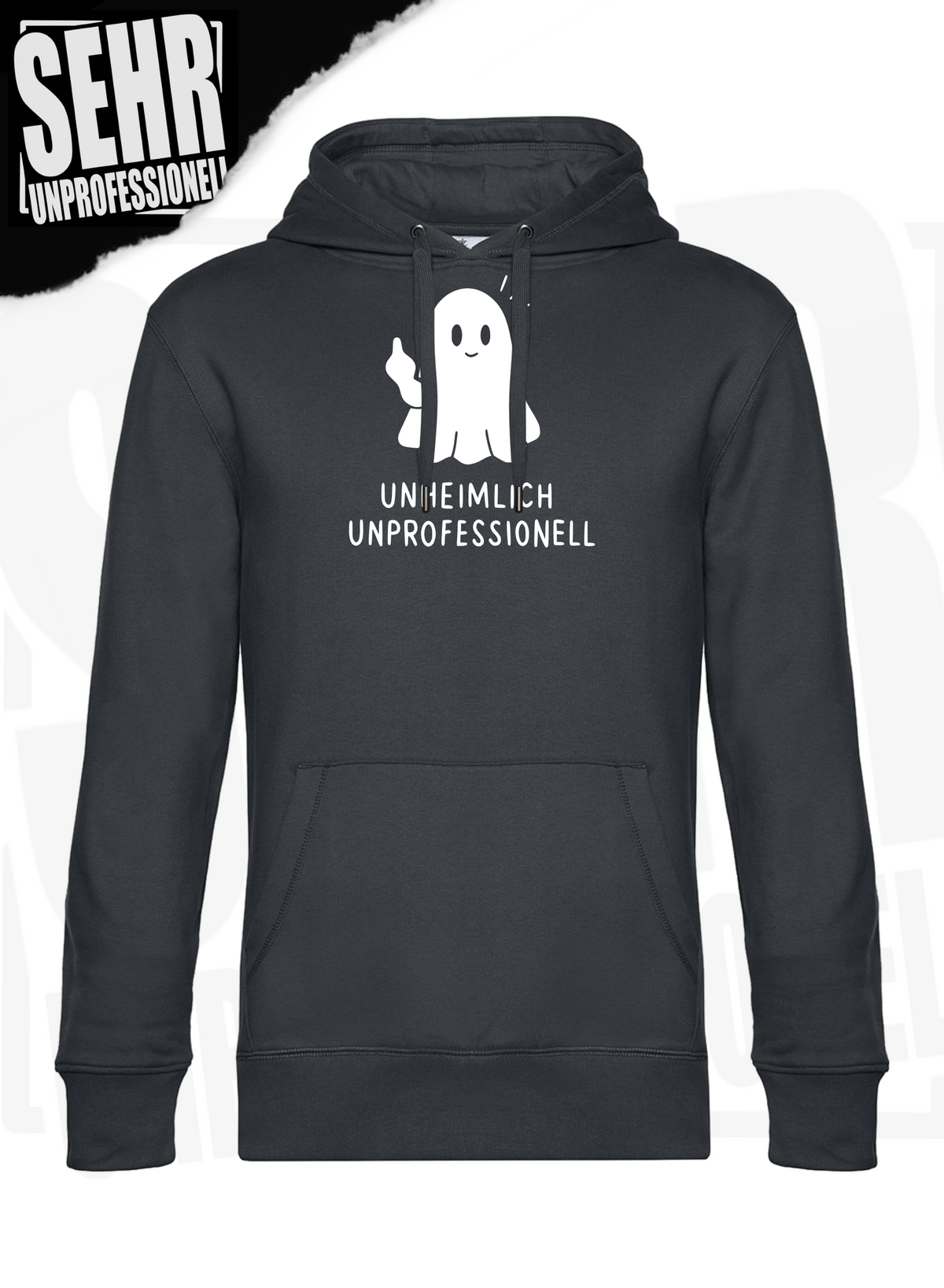 "Unheimlich Unprofessionell" Regular & Ladies-Hoodie